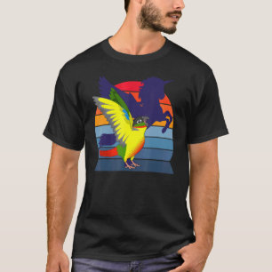 Camiseta Unicórnio Alado I Gritando Chee Verde Amarelo