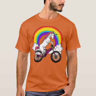Camiseta Unicórnio Andando Bicicleta