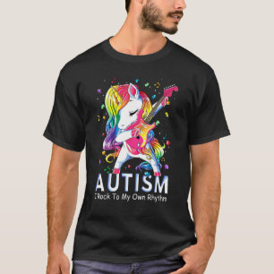 Camiseta Unicórnio Autismo Eu Balanço No Meu Próprio Ritmo