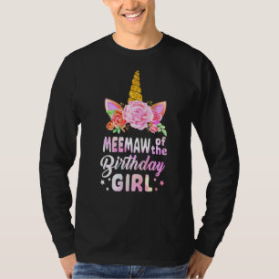 Camiseta Unicórnio Bela Senhora da Mãe de Aniversário