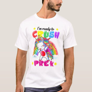 Camiseta Unicórnio Bonito A Dabbing I‘M Ready Para Esmag