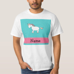 Camiseta Unicórnio bonito conhecido personalizado