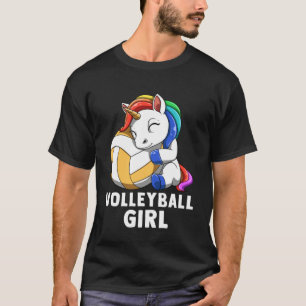 Camiseta Unicórnio Bonito de Voleibol