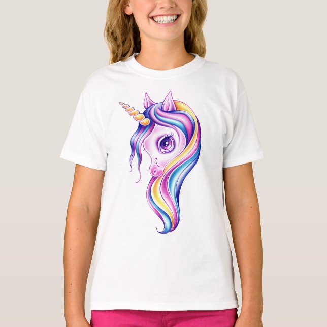Camiseta Unicórnio Candy Pop (Frente)