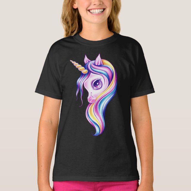 Camiseta Unicórnio Candy Pop (Frente)