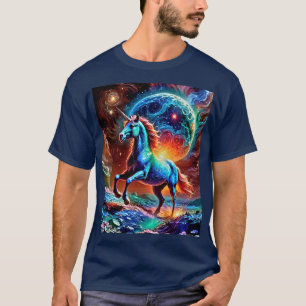 Camiseta Unicórnio Colorido