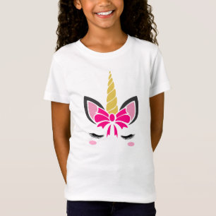 Camiseta Unicórnio Com Arco Rosa