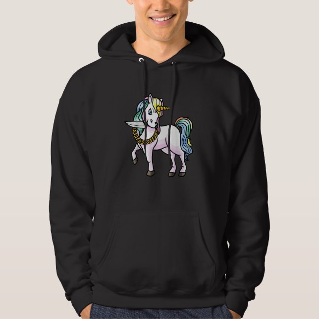 Camiseta Unicórnio Com Faca Meninas Mulheres (Frente)