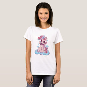 Camiseta Unicórnio Comendo Doce