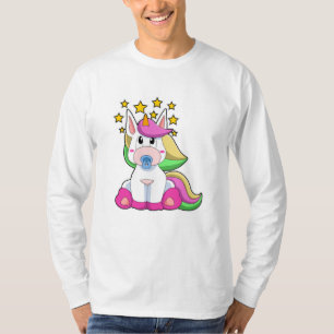 Camiseta Unicórnio como Bebê com Pacificador