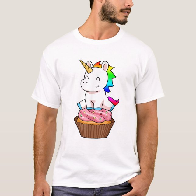Camiseta Unicórnio Cupcake (Frente)