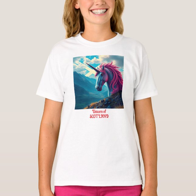 Camiseta Unicórnio da Escócia (Frente)