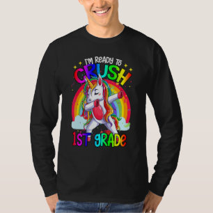 Camiseta Unicórnio Dabbing da 1ª Série De Volta à Escola Es