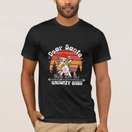 Camiseta Unicórnio Dançando Natal Divertido