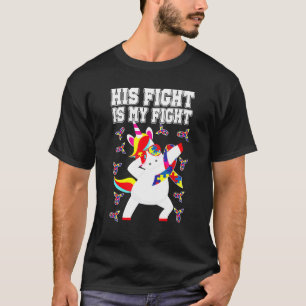 Camiseta Unicórnio Dançando Sua Luta É Minha Luta Consciênc