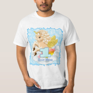 Camiseta Unicórnio de 1 ano