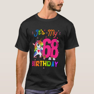 Camiseta Unicórnio de 68 anos É minha 68ª garota de anivers