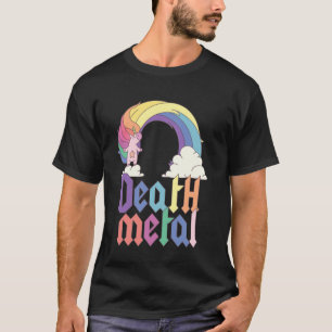 Camiseta Unicórnio de Death Metal - Amante de Música Pesada
