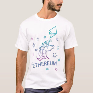 Camiseta Unicórnio de Ethereum