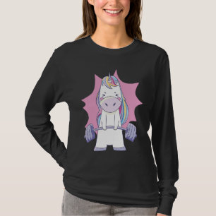 Camiseta Unicórnio de Ginásio de Treino