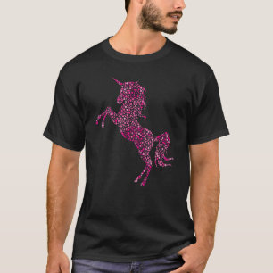 Camiseta Unicórnio de Menina Rosa Bolinhas Dia Feminino Cav