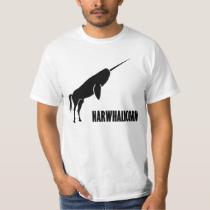 Camiseta Unicórnio de Narwhalicorn Narwhal