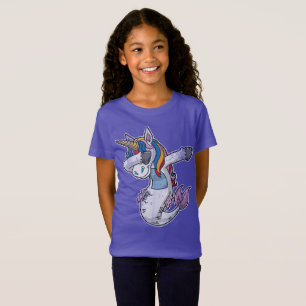 Camiseta Unicórnio de toque ligeiro da sereia