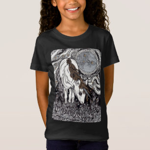 Camiseta Unicórnio debaixo da Lua
