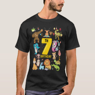Camiseta Unicórnio Dinossauro Engraçado Flamingo Llama 7 An