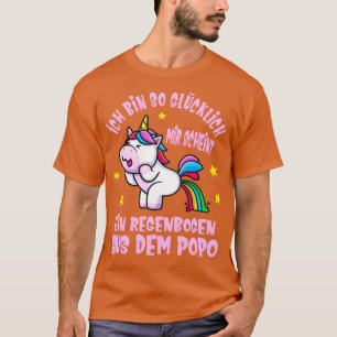 Camiseta Unicórnio Divertido Sorte Coração Arco-íris Spa Un