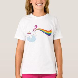 Camiseta Unicórnio do arco-íris de Rhiannon