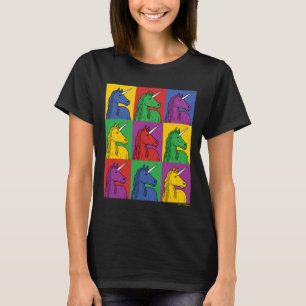 Camiseta Unicórnio do pop art