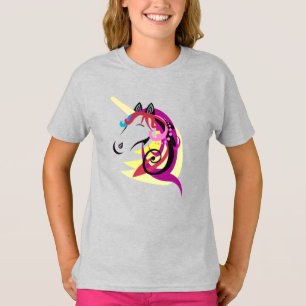 Camiseta Unicórnio dos desenhos animados