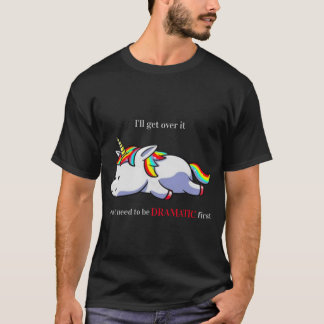 Camiseta Unicórnio Dramático