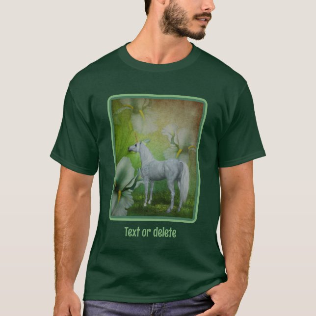 Camiseta Unicórnio E Lily Fantasy Horse Art (Frente)