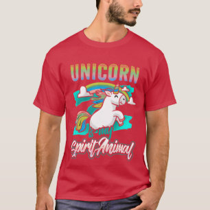 Camiseta Unicórnio É Meu Animal Espiritual Poeira Estelar A