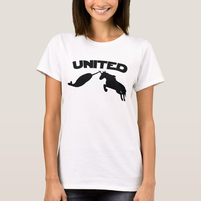 Camiseta Unicórnio e Narwhal (Frente)