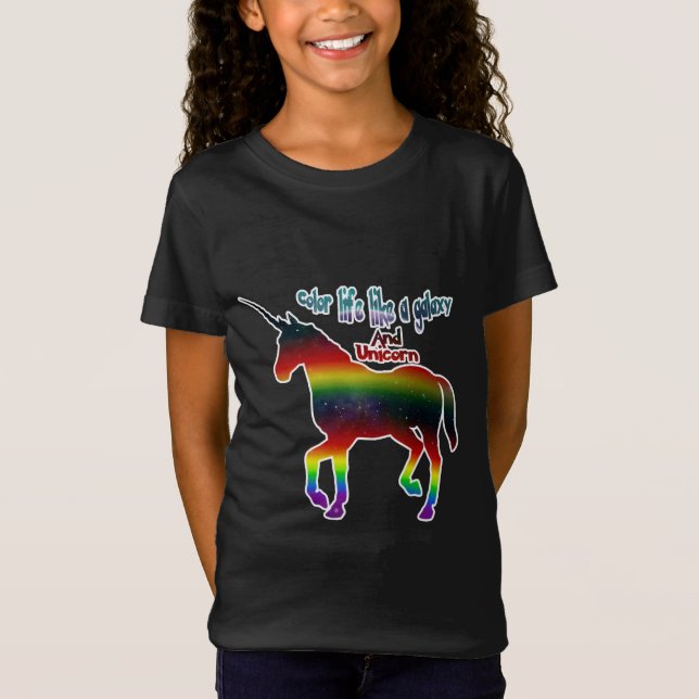 Camiseta Unicórnio e Vida das Cores (Frente)