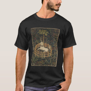 Camiseta Unicórnio Em Cativeiro Renascença Da Tapeçaria Med
