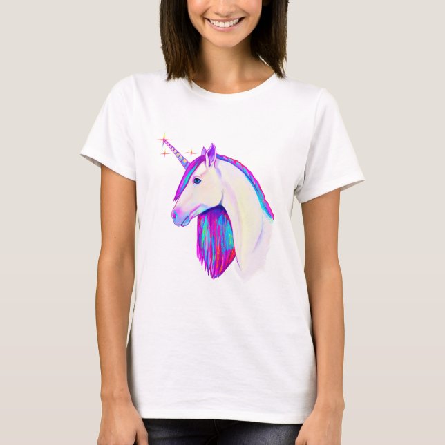 Camiseta Unicórnio em Cores (Frente)