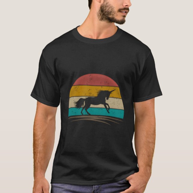 Camiseta Unicórnio em Distressão (Frente)