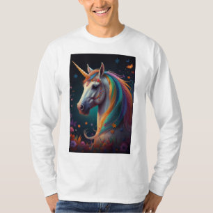 Camiseta "Unicórnio Encantado: Uma Criatura Mística da Magi