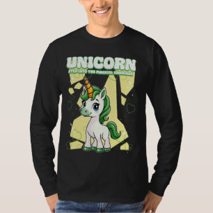 Camiseta Unicórnio Entra Na Magia Desconhecida Unicórnio
