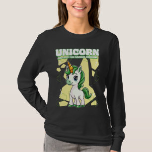 Camiseta Unicórnio Entra Na Magia Desconhecida Unicórnio