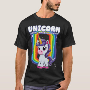 Camiseta Unicórnio Entra Na Magia Desconhecida Unicórnio