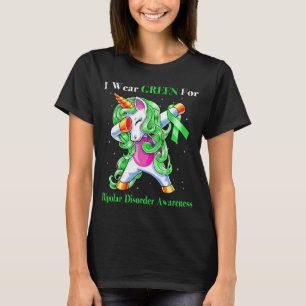 Camiseta Unicórnio Eu Uso Verde Para Conscientização do Tra