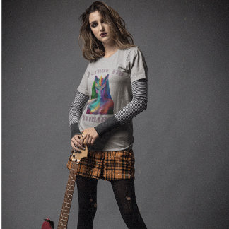 Camiseta Unicórnio Feminista Destrui O Patriarcado Arco-Íri