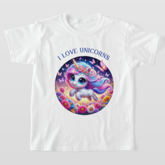 Camiseta unicórnio fofo