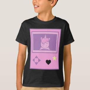 Camiseta Unicórnio Gamer Kawaii Estilo Mangá Anime Menina P