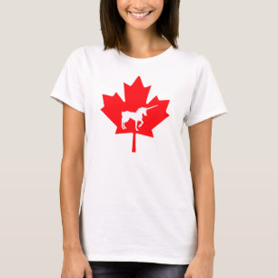 Camiseta Unicórnio gráfico do canadense do t-shirt do